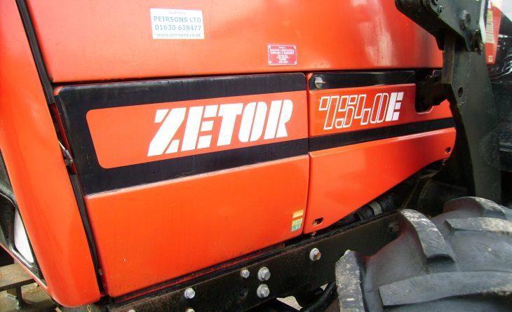 ZETOR 7540 E TRIMA 1490 R564 HDM 6