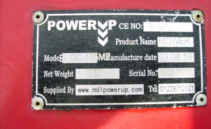 2019 POWERUP FGC175 FLAIL MOWER 1 75 M 4
