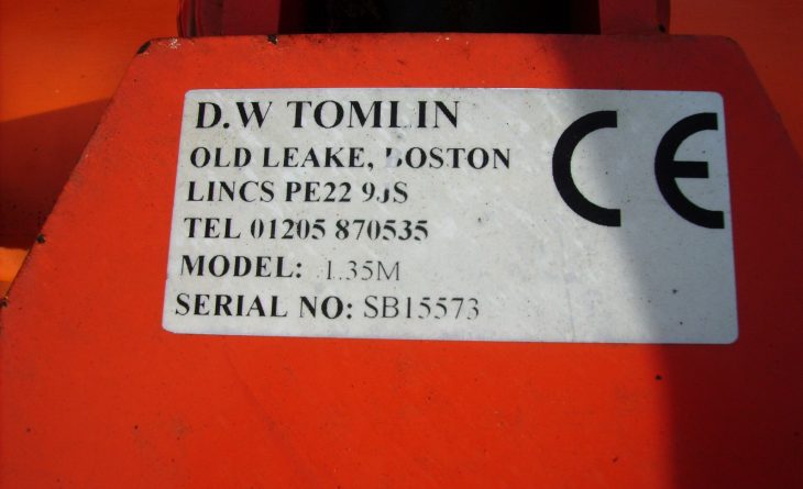 DW TOMLIN 1 35 M SNOW PLOUGH 3